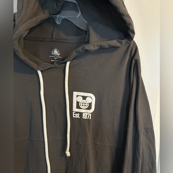 Disney Authentic Original Disney World Spirit Jersey Gray Pullover Hoodie Size L - Picture 3 of 9